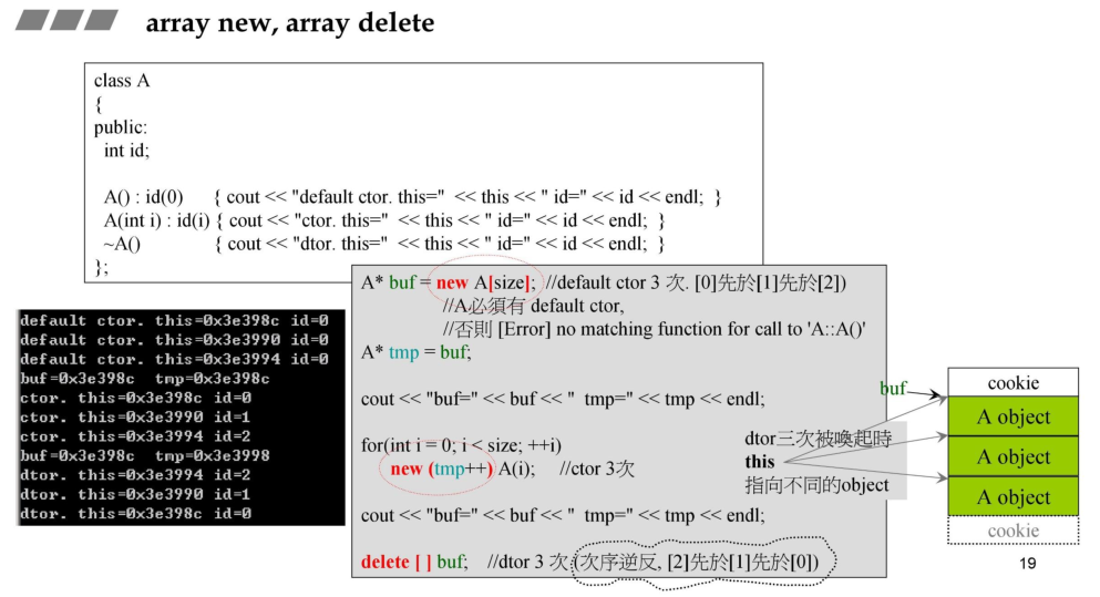 array new & array delete